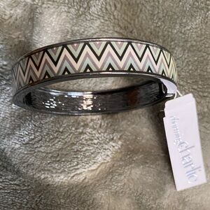 Vintage Charming Charlie Zigzag Patterned Bracelet